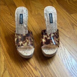 Nine West Tortoise Shell Mules